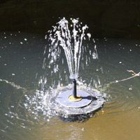 Solar Powered Fountain Pump Head
