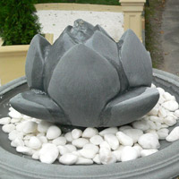 water fountain lotus