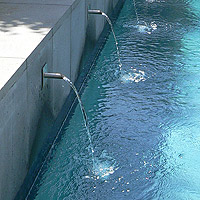 water fountain pool